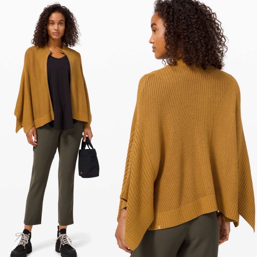 Lululemon Softer Still Wrap Sweater Cardigan